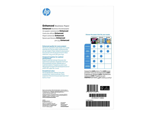 Fotopapier laser HP CG965A 150gr A4 glans wit 150 vel — Foto 2 van 2