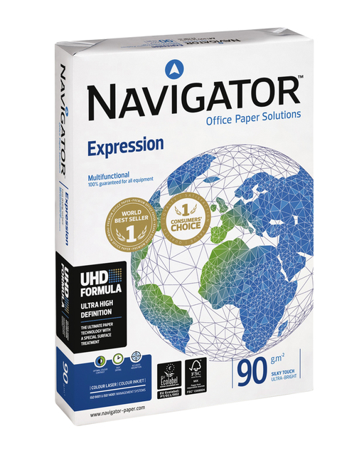 Kopieerpapier Navigator Expression A3 90gr wit 500 vel — Foto 2 van 2