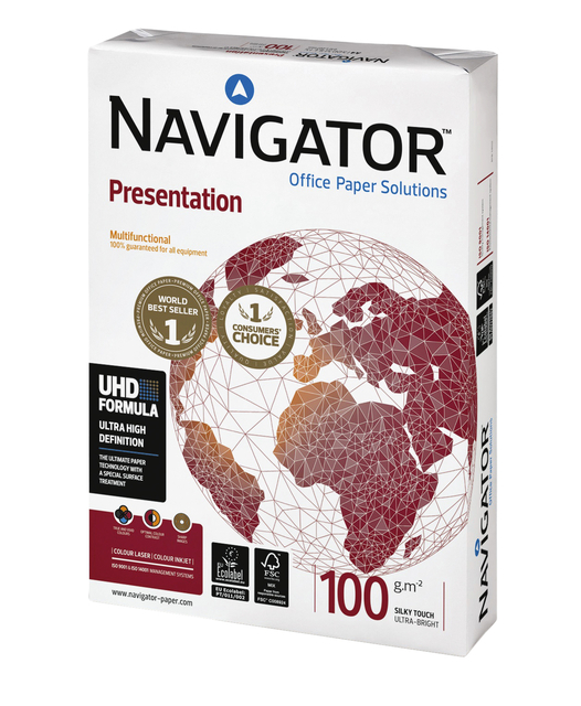 Kopieerpapier Navigator Presentation A3 100gr wit 500 vel afbeelding
