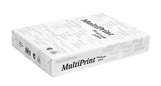 Kopieerpapier Multiprint A4 75gr wit 500 vel afbeelding