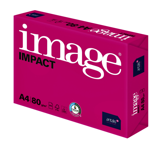 Kopieerpapier Image Impact A4 80gr wit 500 vel afbeelding
