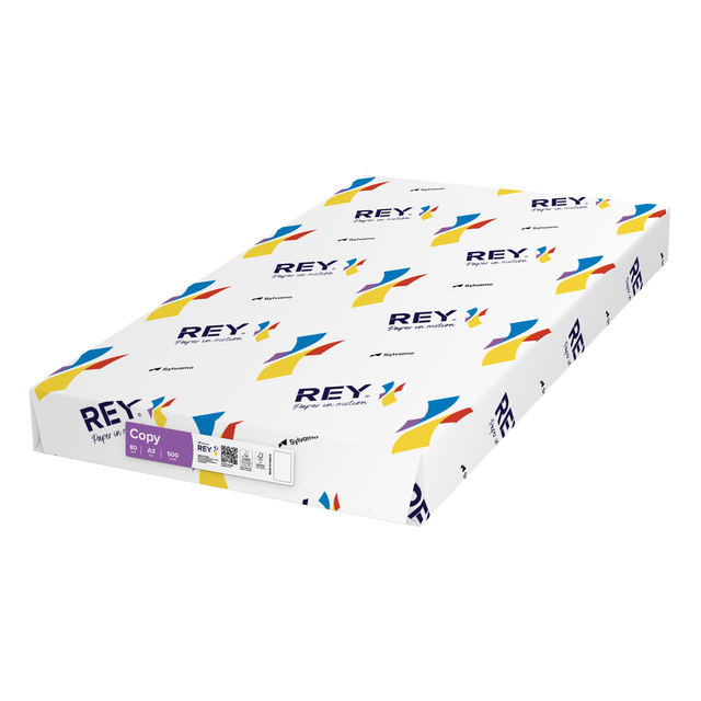 Kopieerpapier Rey Copy A3 80gr wit 500 vel afbeelding