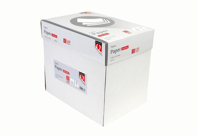 Kopieerpapier Quantore Economy Nonstop A4 80gr wit 2500 vel afbeelding