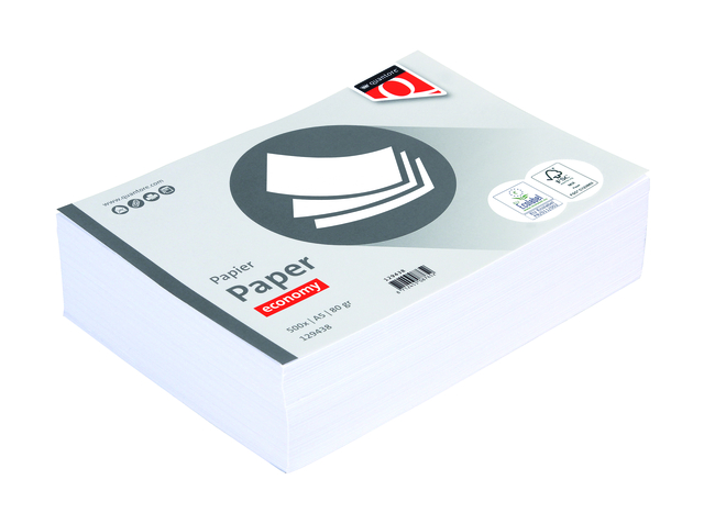 A5 Kopieerpapier Quantore Economy 80gr wit 500vel afbeelding