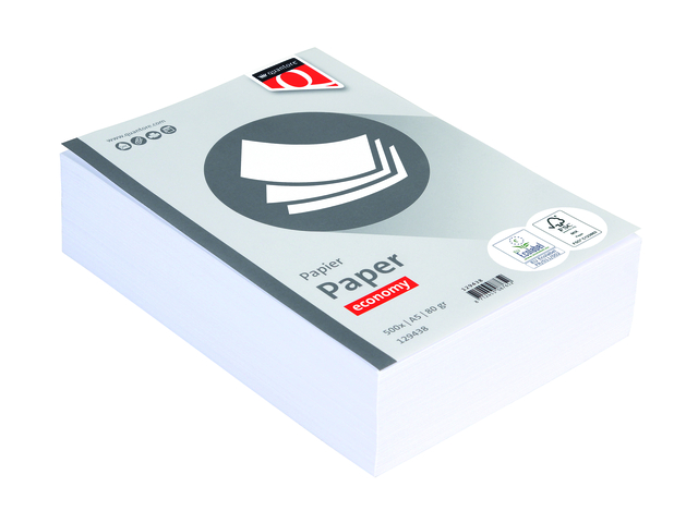 A5 Kopieerpapier Quantore Economy 80gr wit 500vel — Foto 2 van 2
