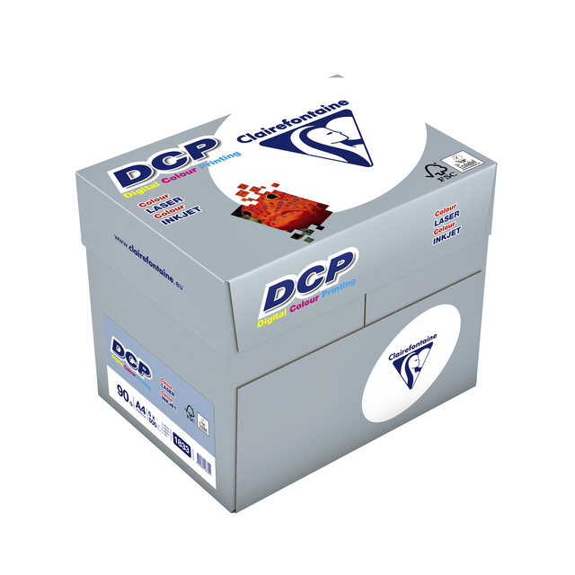 Laserpapier Clairefontaine DCP A4 90gr wit 500 vel — Foto 2 van 2