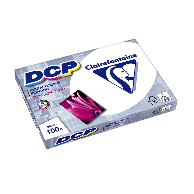Laserpapier Clairefontaine DCP A3 100gr wit 500 vel afbeelding