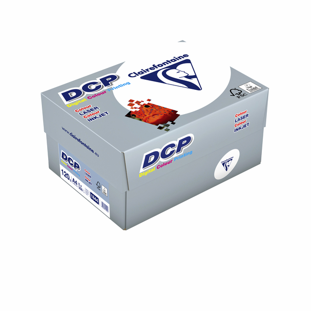 Laserpapier Clairefontaine DCP A4 120gr wit 250 vel — Foto 2 van 2