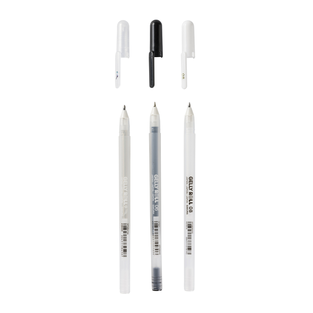 Gelschrijver Sakura Gelly Roll Metallic set à 3 kleuren afbeelding