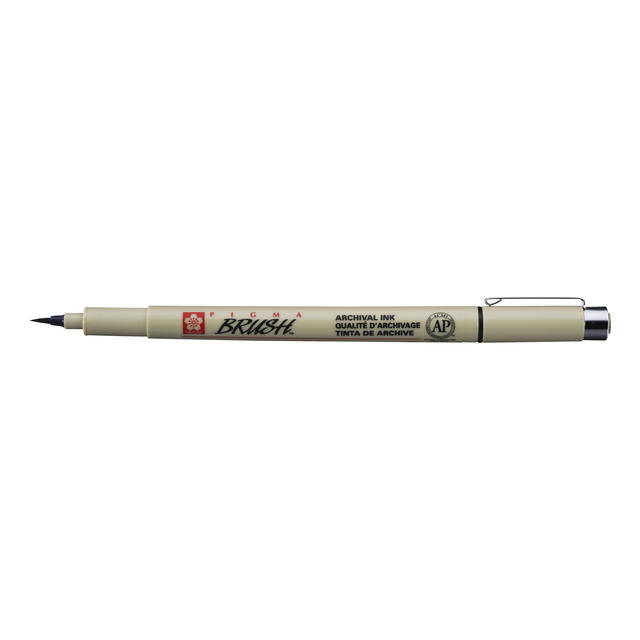 Brushpen Sakura Pigma Brush zwart — Foto 2 van 2
