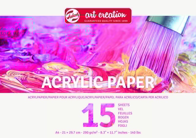 Acrylverfpapier Talens Art Creation A4 15 vel 290gr afbeelding