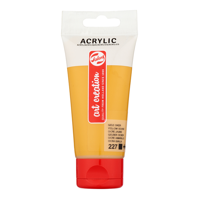 Acrylverf Talens Art Creation 227 okergeel tube à 75ml afbeelding