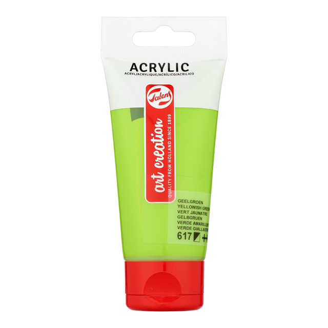 Acrylverf Talens Art Creation 617 geelgroen tube à 75ml afbeelding