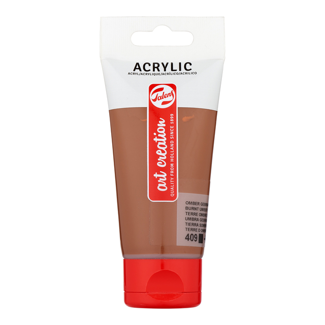 Acrylverf Talens Art Creation 409 omber gebrand tube à 75ml afbeelding