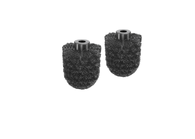 Toiletborstelkop BlackSatino vervangset 2 stuks zwart 332150 afbeelding