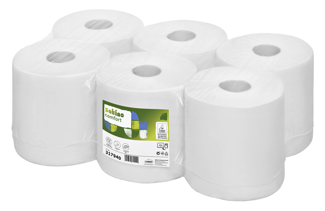 Handdoekrol Satino PT1 Comfort 2-laags 150m wit 317940 afbeelding