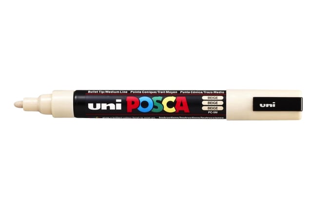Paintmarker Uni POSCA PC5M medium beige afbeelding