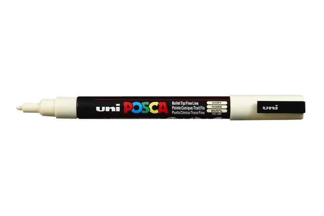 Verfstift Posca PC3M fijn ivoor afbeelding