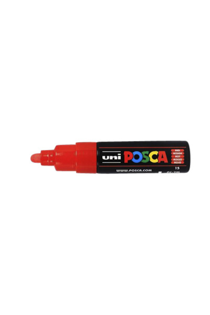 Verfstift Posca PC7M breed rood afbeelding