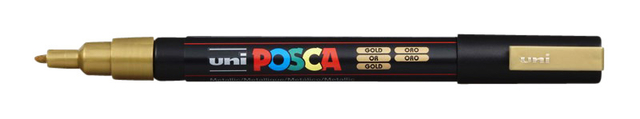 Verfstift Posca PC3M fijn goud afbeelding