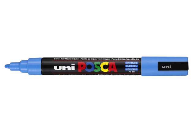 Verfstift Posca PC5M medium hemelsblauw afbeelding
