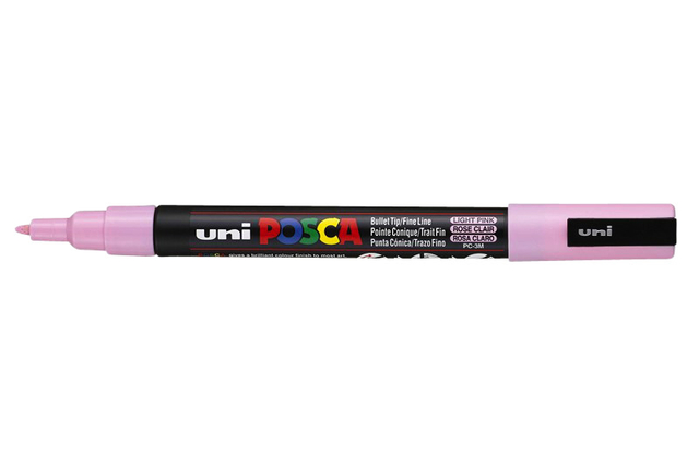 Paintmarker Uni POSCA PC3M fijn lichtroze afbeelding