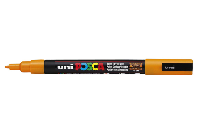 Verfstift Posca PC3M fijn oranje afbeelding