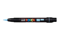 Paintmarker Uni POSCA PCF350 Brush 1-10mm lichtblauw