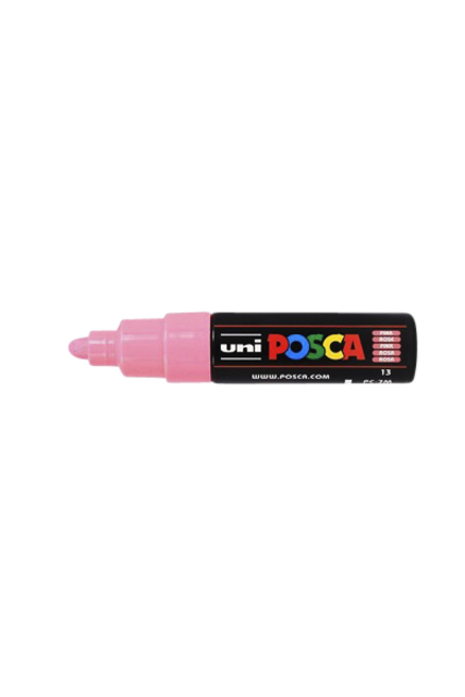 Verfstift Posca PC7M breed roze afbeelding