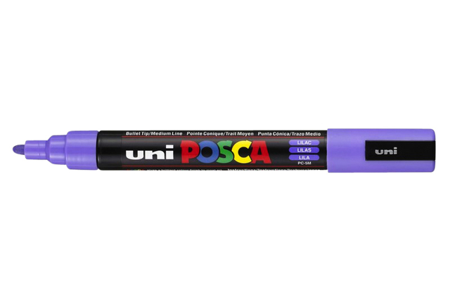 Verfstift Posca PC5M medium lila afbeelding