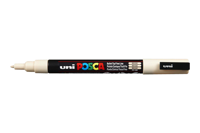 Verfstift Posca PC3M fijn beige afbeelding