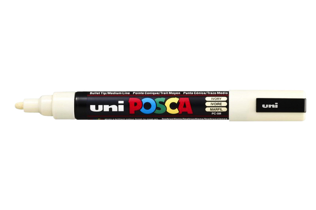 Verfstift Posca PC5M medium ivoor afbeelding
