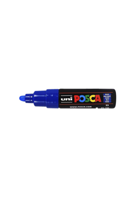 Paintmarker Uni POSCA PC7M breed donkerblauw afbeelding