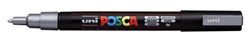 Paintmarker Uni POSCA PC3M fijn zilver