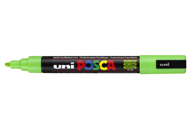 Verfstift Posca PC5M medium appelgroen afbeelding