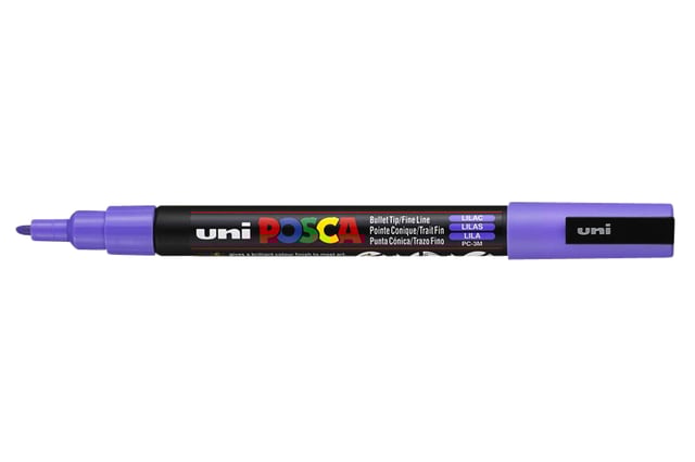Paintmarker Uni POSCA PC3M fijn violet afbeelding