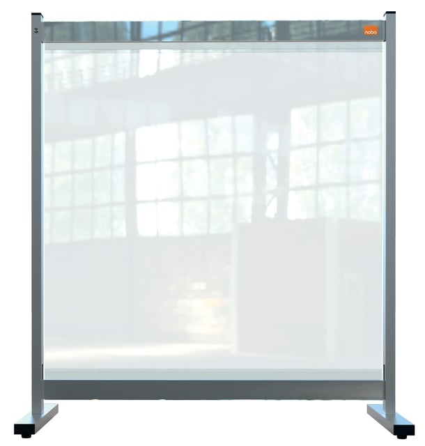 Bureauscherm Nobo doorzichtig PVC 77x86cm afbeelding