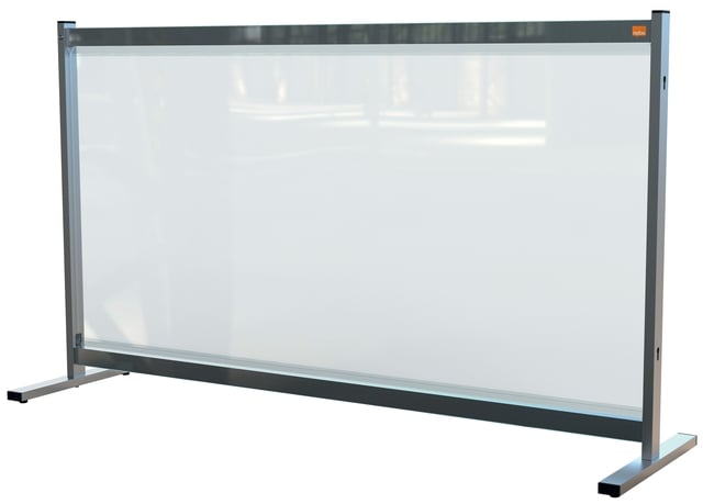 Bureauscherm Nobo doorzichtig PVC 86x147cm