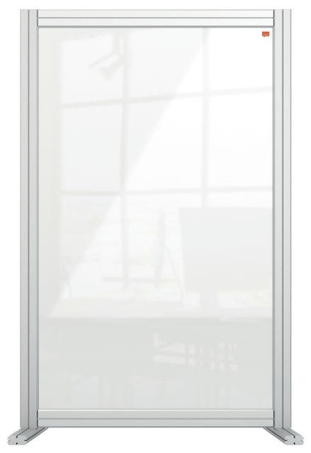 Bureauscherm Nobo modulair transparant acryl 60x100cm afbeelding