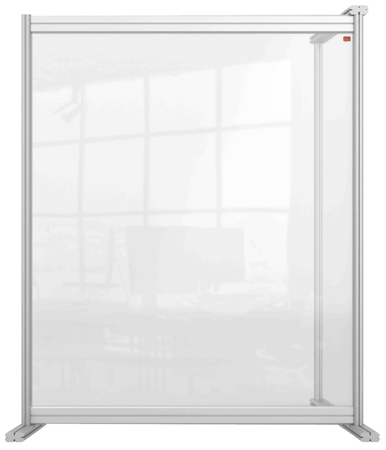 Bureauscherm uitbreidingspaneel Nobo Modulair transparant acryl 800x1000mm afbeelding