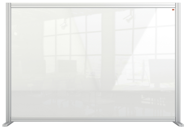 Bureauscherm Nobo modulair transparant acryl 100x140cm afbeelding