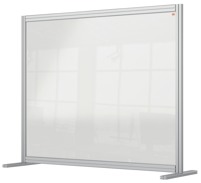Bureauscherm Nobo modulair transparant acryl 100x120cm afbeelding