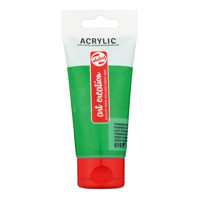 Acrylverf Talens Art Creation 618 permanentgroen licht tube à 75ml afbeelding