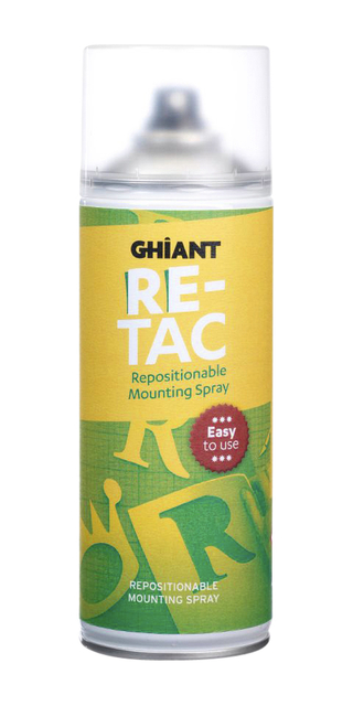 Lijmspray Ghiant High-Tac re-positioneerbaar 400ml afbeelding