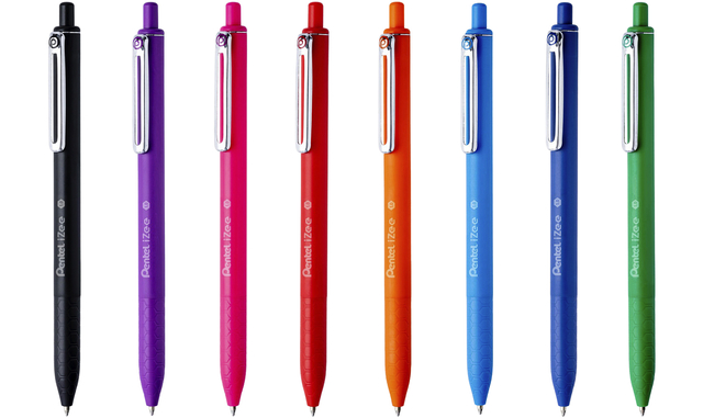 Balpen Pentel BX470 iZee medium lichtblauw — Foto 2 van 2