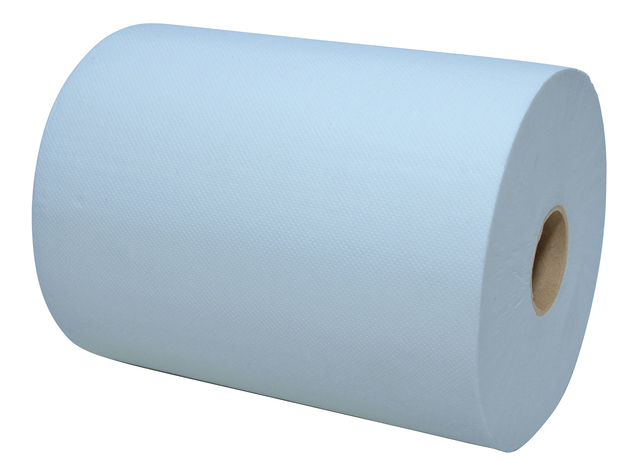 Handdoekrol Euro Products Q14 Matic XL klein 2-laags 165m blauw 120665 afbeelding