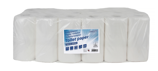 Toiletpapier Cleaninq 2-laags 200vel extra wit afbeelding