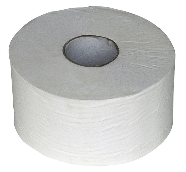 Toiletpapier Euro Products Q5 jumbo klein 2-laags 180m wit 240018 afbeelding
