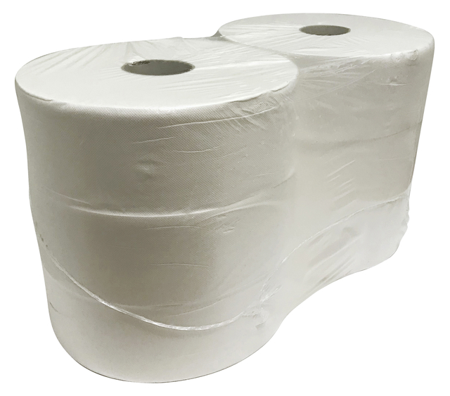 Toiletpapier Euro Products P4 jumbo groot 2-laags 380m wit 240038 — Foto 2 van 2