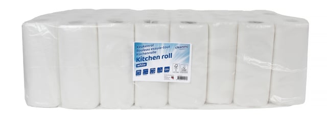 Keukenrol Cleaninq 2-laags 50vel 16x2rol wit afbeelding